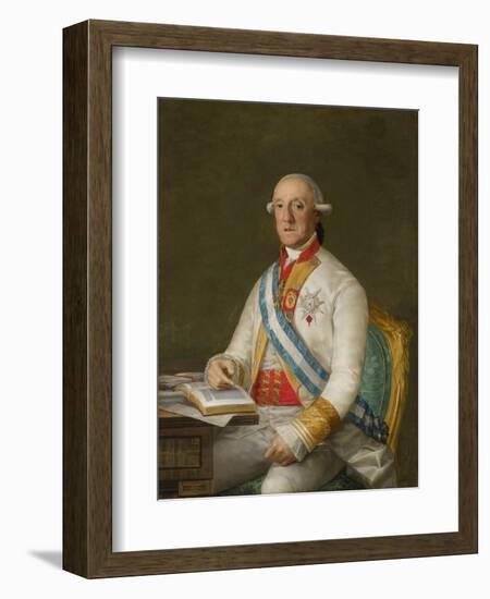 Vicente Maria De Vera De Aragon, Duque De La Roca, C.1795-Francisco de Goya-Framed Giclee Print