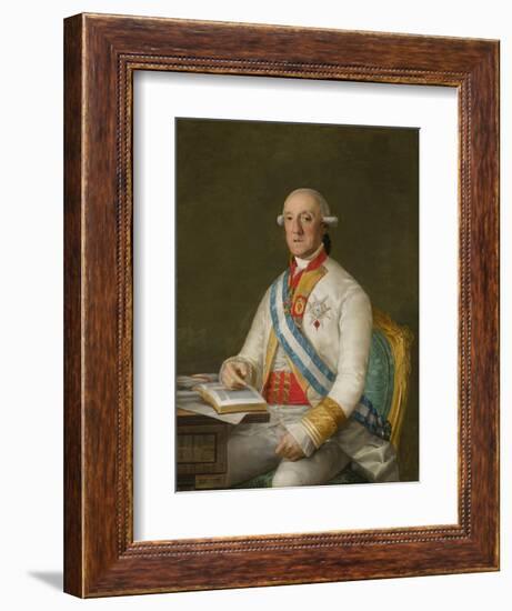 Vicente Maria De Vera De Aragon, Duque De La Roca, C.1795-Francisco de Goya-Framed Giclee Print