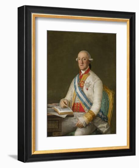 Vicente Maria De Vera De Aragon, Duque De La Roca, C.1795-Francisco de Goya-Framed Giclee Print