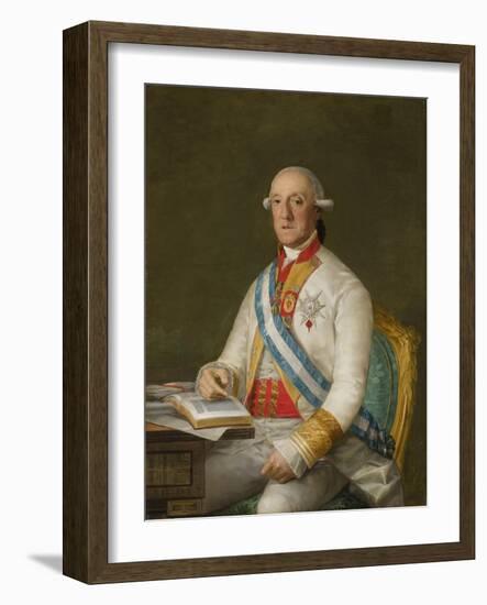 Vicente Maria De Vera De Aragon, Duque De La Roca, C.1795-Francisco de Goya-Framed Giclee Print