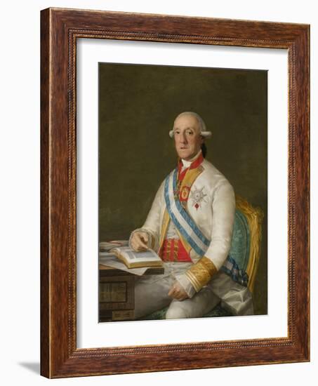 Vicente Maria De Vera De Aragon, Duque De La Roca, C.1795-Francisco de Goya-Framed Giclee Print