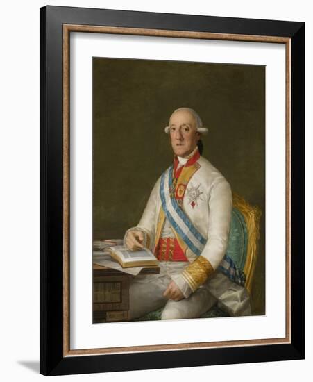 Vicente Maria De Vera De Aragon, Duque De La Roca, C.1795-Francisco de Goya-Framed Giclee Print