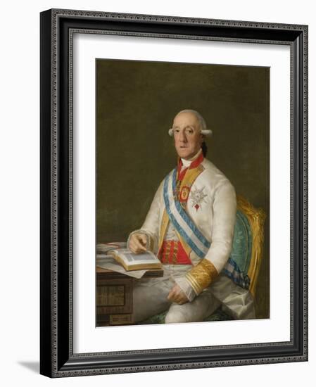 Vicente Maria De Vera De Aragon, Duque De La Roca, C.1795-Francisco de Goya-Framed Giclee Print