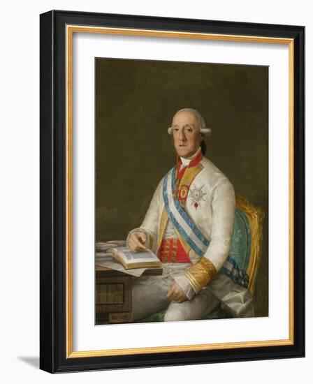 Vicente Maria De Vera De Aragon, Duque De La Roca, C.1795-Francisco de Goya-Framed Giclee Print