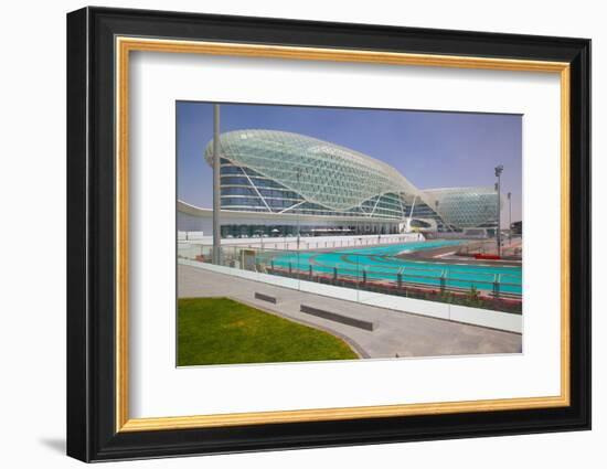 Viceroy Hotel and Formula 1 Racetrack, Yas Island, Abu Dhabi, United Arab Emirates, Middle East-Frank Fell-Framed Photographic Print