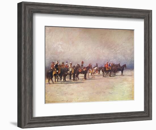 'Viceroy reviewing the Troops', 1903-Mortimer L Menpes-Framed Giclee Print