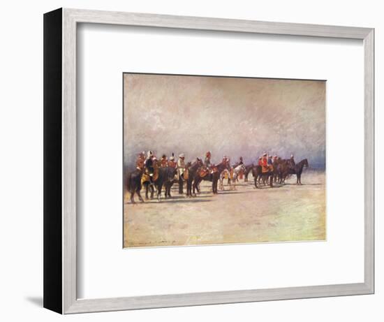 'Viceroy reviewing the Troops', 1903-Mortimer L Menpes-Framed Giclee Print