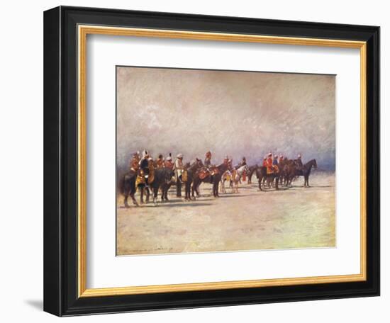 'Viceroy reviewing the Troops', 1903-Mortimer L Menpes-Framed Giclee Print