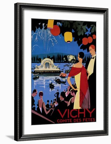 Vichy Comite des Fetes-Roger Broders-Framed Giclee Print