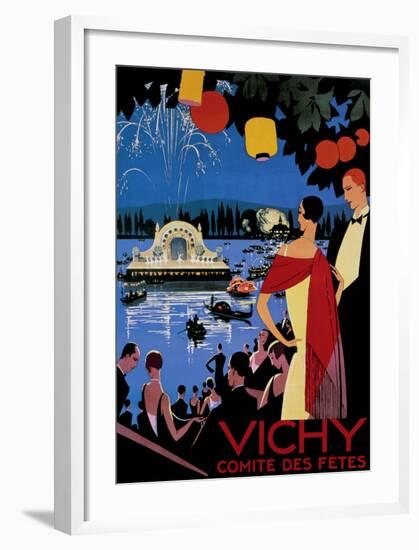 Vichy Comite des Fetes-Roger Broders-Framed Giclee Print