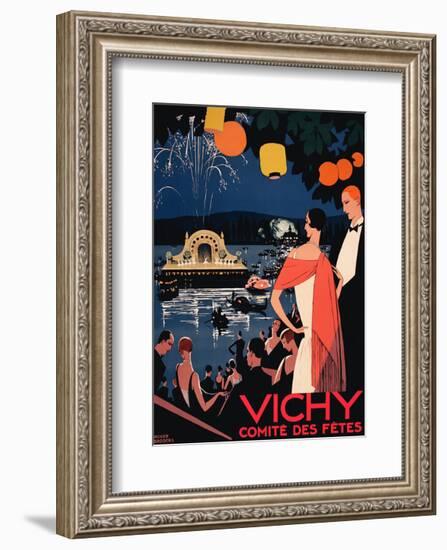 Vichy Comite des Fetes-Vintage Posters-Framed Art Print