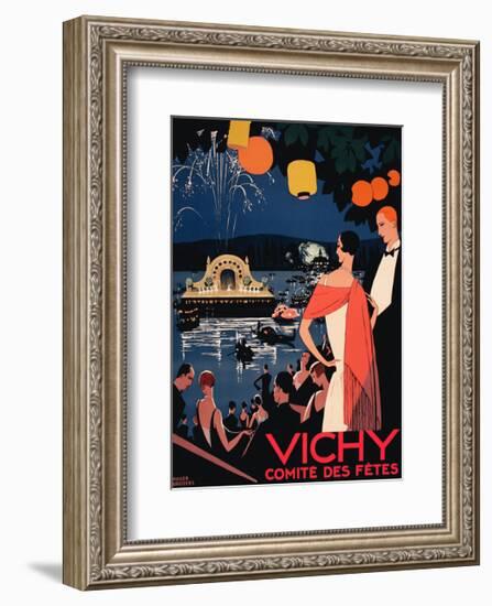 Vichy Comite des Fetes-Vintage Posters-Framed Giclee Print