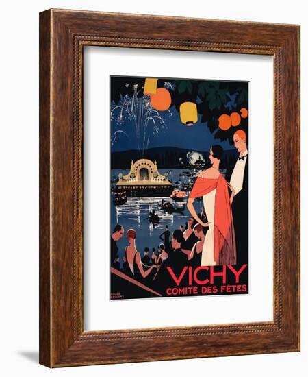 Vichy Comite des Fetes-Vintage Posters-Framed Giclee Print