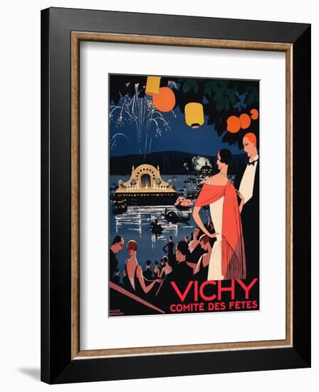 Vichy Comite des Fetes-Vintage Posters-Framed Giclee Print