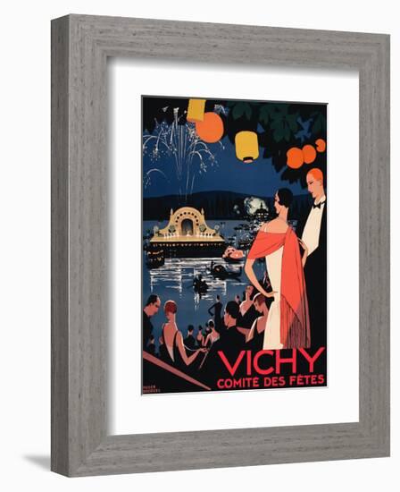 Vichy Comite des Fetes-Vintage Posters-Framed Giclee Print