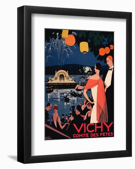 Vichy Comite des Fetes-Vintage Posters-Framed Giclee Print