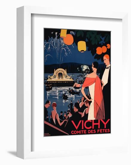 Vichy Comite des Fetes-Vintage Posters-Framed Giclee Print