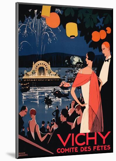 Vichy Comite des Fetes-Vintage Posters-Mounted Giclee Print