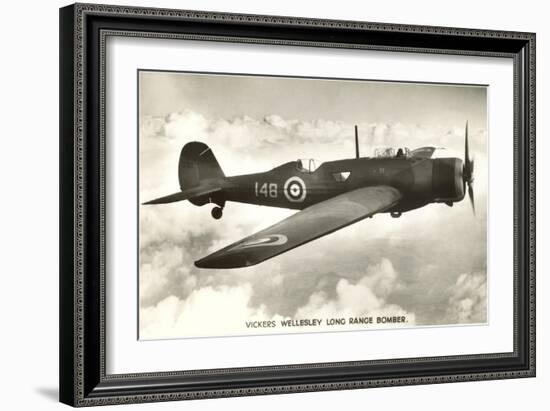 Vickers Wellesley Bomber-null-Framed Art Print