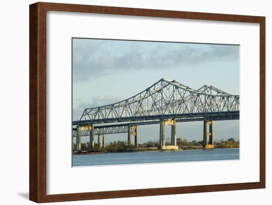 Vicksburg I-20 Mississippi River Bridge, Mississippi, 1973-Natalie Tepper-Framed Photo