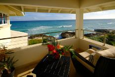 Sea View from Villa Terrace-vickt-Framed Premier Image Canvas