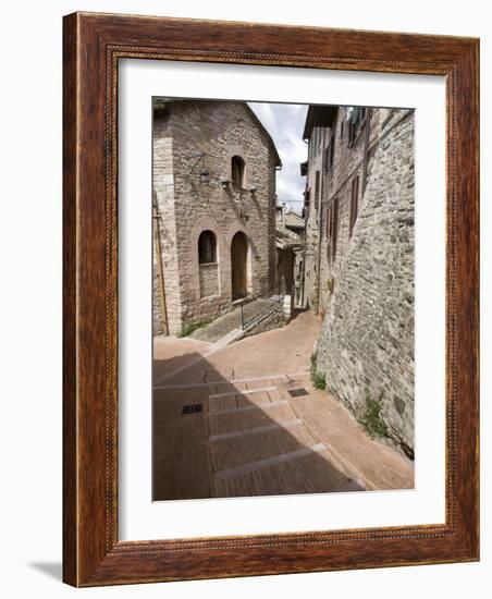 Vicoli, Side Streets, Assisi, Umbria, Italy, Europe-Olivieri Oliviero-Framed Photographic Print