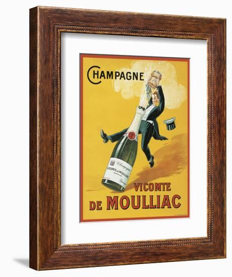 Vicomte de Moulliac-Vintage Posters-Framed Giclee Print