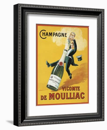 Vicomte de Moulliac-Vintage Posters-Framed Giclee Print