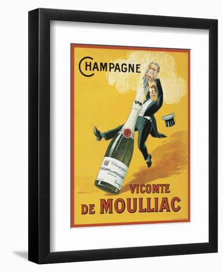 Vicomte de Moulliac-Vintage Posters-Framed Giclee Print