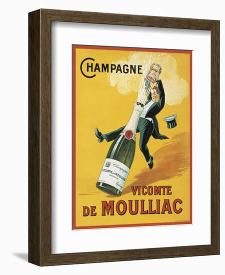 Vicomte de Moulliac-Vintage Posters-Framed Giclee Print