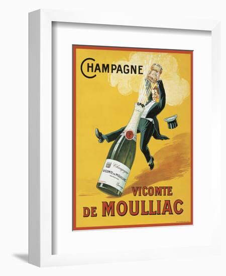 Vicomte de Moulliac-Vintage Posters-Framed Giclee Print