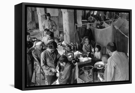 Victims of the Nagasaki Atomic Bombing at Fukuromachi Relief Station, August 1945-null-Framed Stretched Canvas