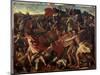 Victoire De Josue Sur Les Amalecites  Durant La Bataille Entre Les Israelites Et Les Amalecites (B-Nicolas Poussin-Mounted Giclee Print