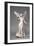 Victoire du coroplathe des Victoires, statuette de Myrina, drapée dans un chiton dénudant le sein-null-Framed Giclee Print