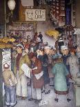 Detail of City Life-Victor Arnautoff-Mounted Giclee Print
