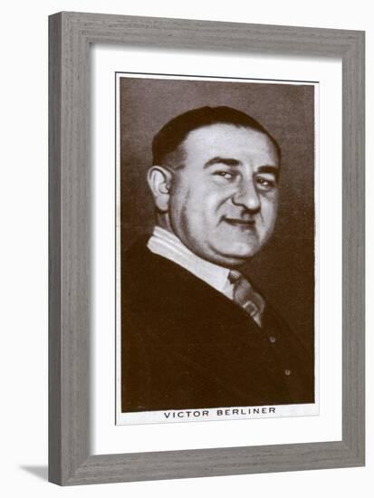 Victor Berliner, Boxing Promoter and Manager, 1938-null-Framed Giclee Print