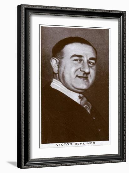 Victor Berliner, Boxing Promoter and Manager, 1938-null-Framed Giclee Print