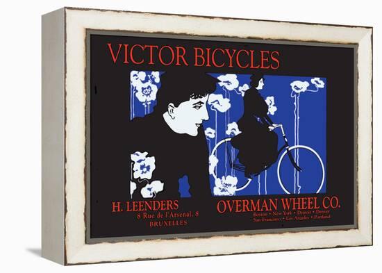 Victor Bicycles: Overman Wheel Company-William H. Bradley-Framed Stretched Canvas