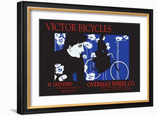 Victor Bicycles: Overman Wheel Company-William H. Bradley-Framed Art Print