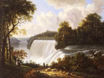 Niagara Falls Scene-Victor De Grailly-Mounted Giclee Print