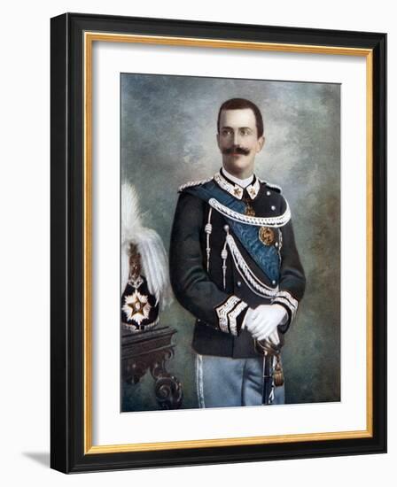 Victor Emmanuel III, King of Italy, Late 19th-Early 20th Century-Giacomo Brogi-Framed Giclee Print