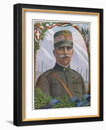 Victor Emmanuel III, the Soldier King-Tancredi Scarpelli-Framed Giclee Print