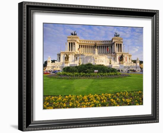 Victor Emmanuel Monument, Rome, Lazio, Italy, Europe-John Miller-Framed Photographic Print