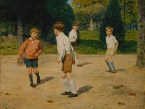 Playing with a Hoop-Victor Gabriel Gilbert-Giclee Print