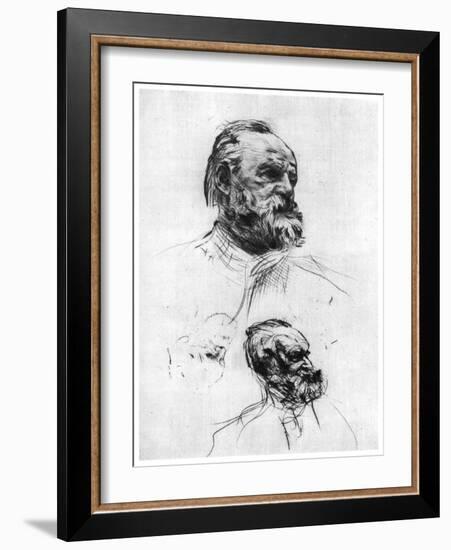 Victor Hugo, C1860-1910-Auguste Rodin-Framed Giclee Print