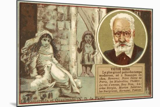 Victor Hugo, French Author-null-Mounted Giclee Print