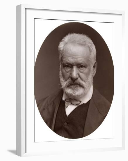 Victor Hugo, French Poet, Dramatist and Novelist, 1877-Lock & Whitfield-Framed Photographic Print