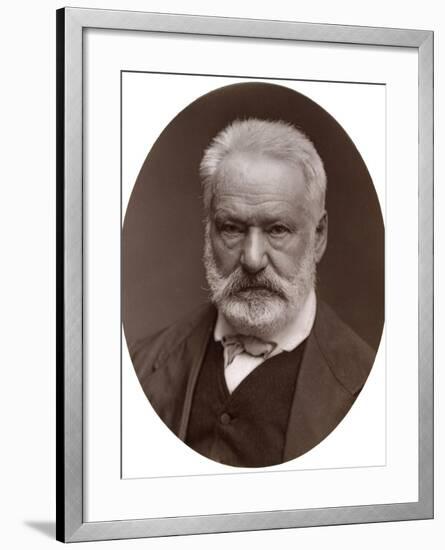 Victor Hugo, French Poet, Dramatist and Novelist, 1877-Lock & Whitfield-Framed Photographic Print