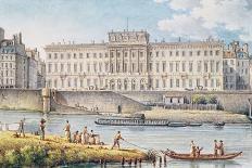 View of the Hotel Des Monnaies at the Confluence of the Two Branches of the Seine-Victor Jean Nicolle-Premier Image Canvas