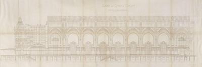 Gare d'Orsay (Paris) : coupe longitudinale-Victor Laloux-Giclee Print